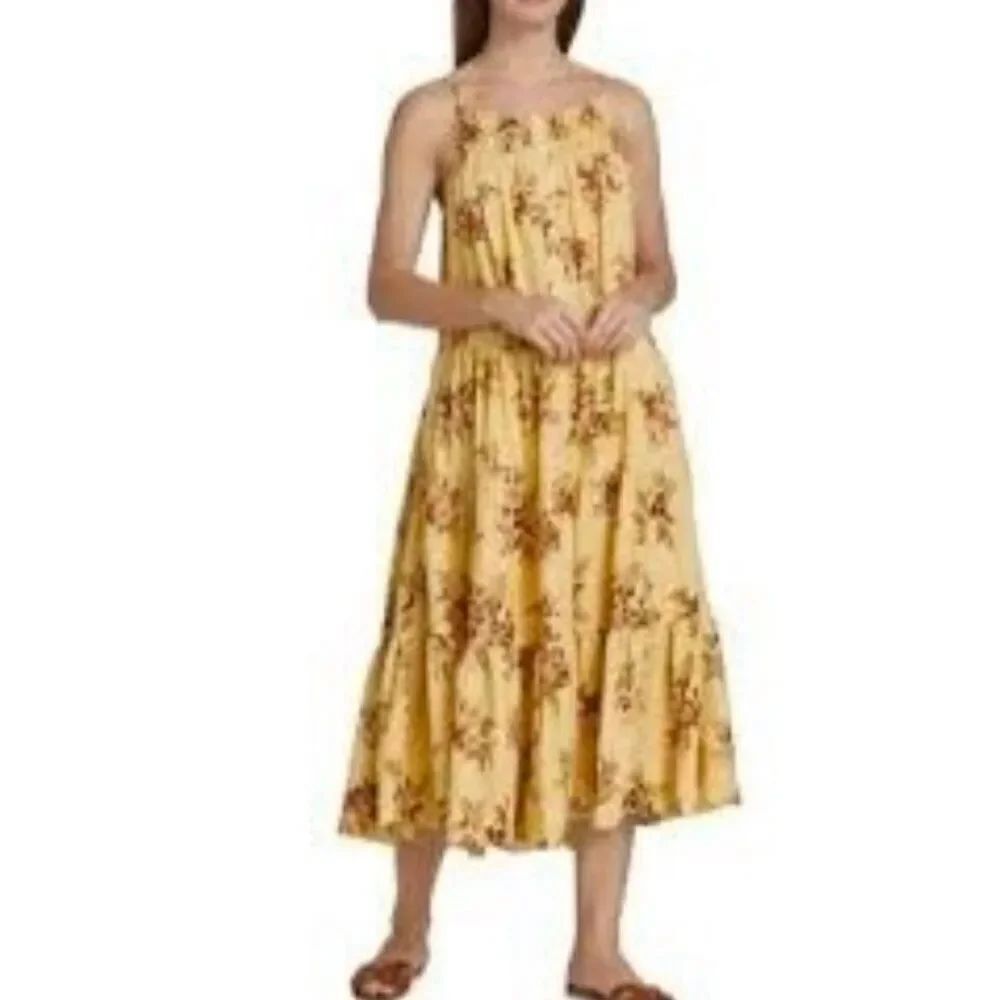 NWT Elie Tahari Women's Floral Print Midi Sundress.  Size L